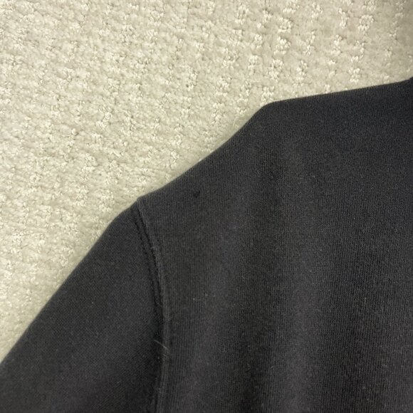 Y2K Analog Black Hoodie Men L Snowboard Full Zip Burton Design Unlikely Futures - Picture 16 of 16